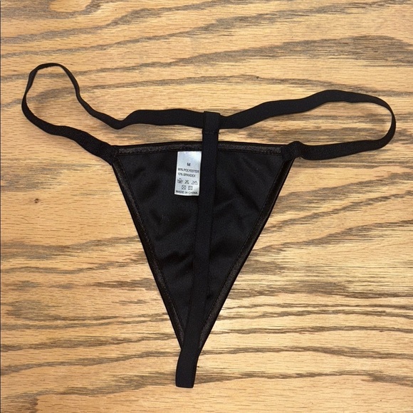 Black Pinstripe Corset Top - Picture 8 of 9